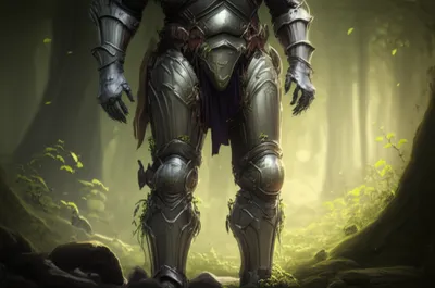 Illustration greaves - Image 1