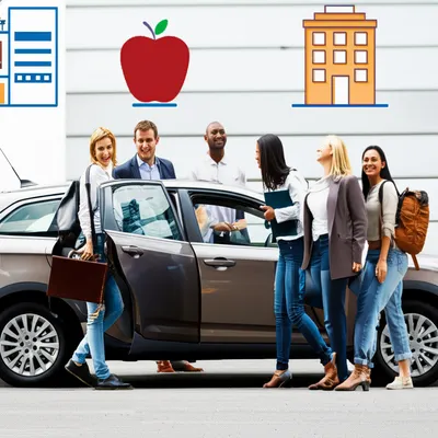 Illustration carpools - Image 1