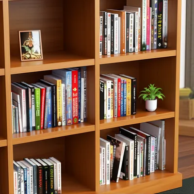 Illustration bookcase