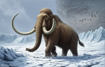 Illustration mammoth