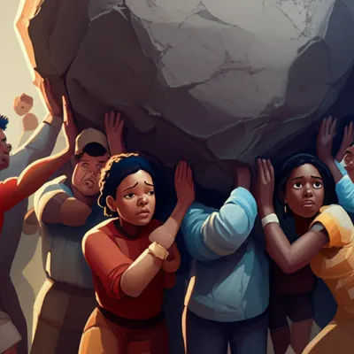 Illustration carrying - Image 1