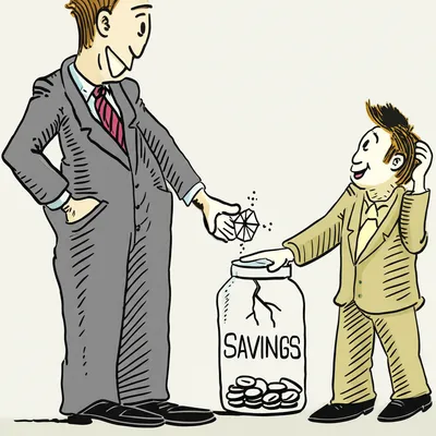 Illustration defrauding