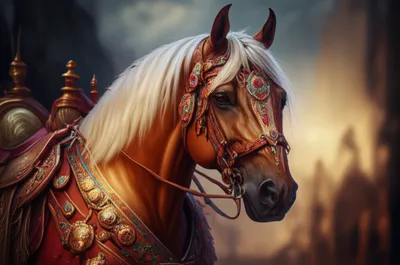 Illustration caparisoned - Image 1