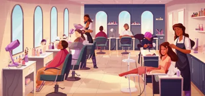 Illustration saloon - Image 1