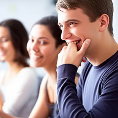 Illustration chuckled