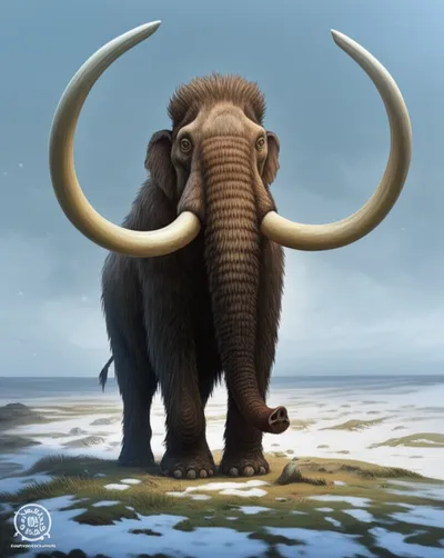 Illustration mammoths - Image 1