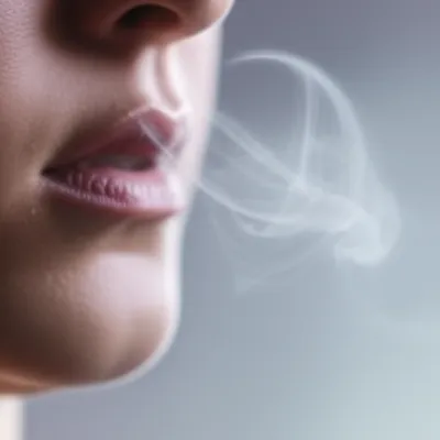 Illustration exhaling - Image 1