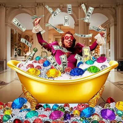 Illustration extravagantly