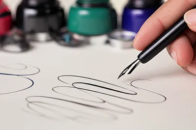 Illustration calligraphy