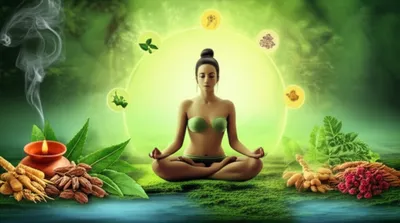 Illustration ayurvedic