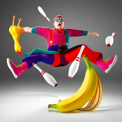 Illustration clownish