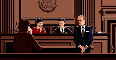 Illustration arraigning