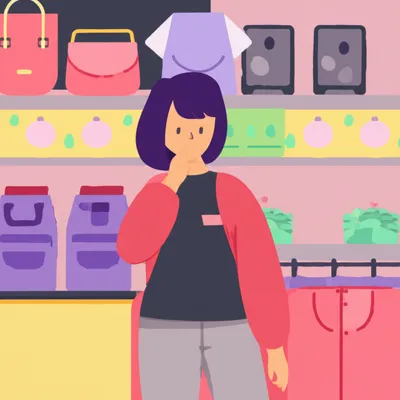 Illustration shoplift