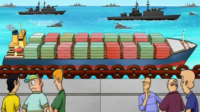 Illustration blockade - Image 1