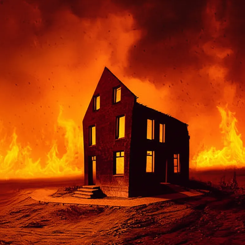 Visual illustration for the word "calamity" - An event resulting in great loss.