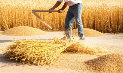 Illustration threshing