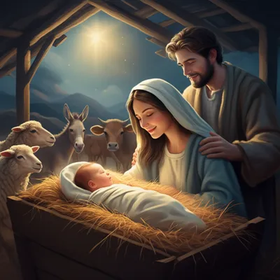 Illustration nativity