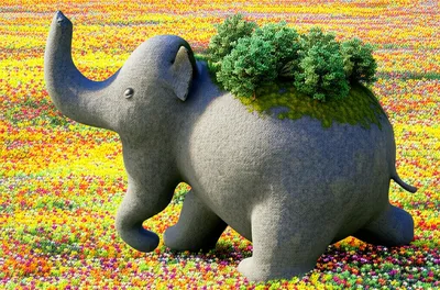 Illustration elephants - Image 1