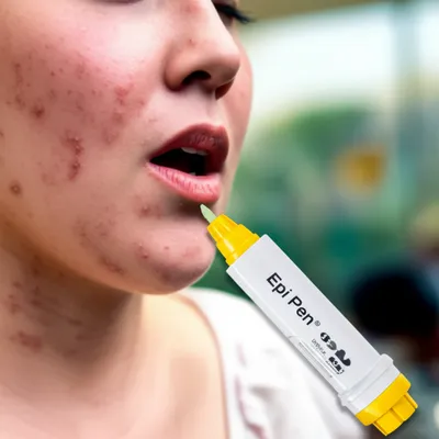 Illustration anaphylactic