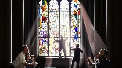 Illustration desecrating