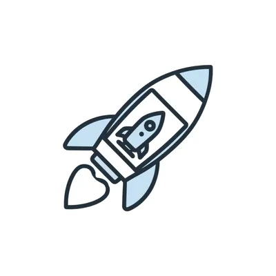 Illustration rocket - Image 1