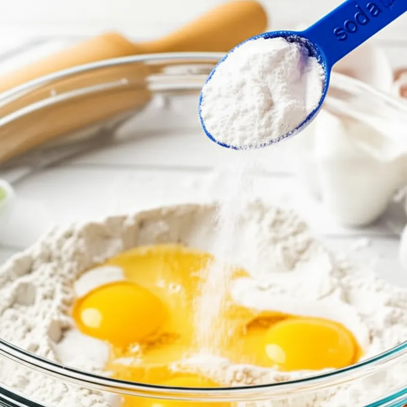 Ilustración visual de la palabra "soda" - Bicarbonato de sodio