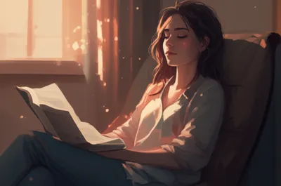 Illustration drowsy - Image 1