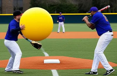 Illustration softball