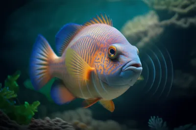 Illustration drumfish - Image 1