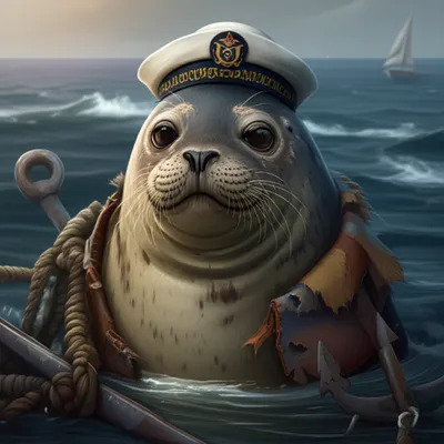 Illustration seadog - Image 1