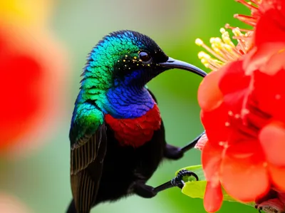 Illustration honeyeaters