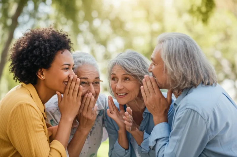 Illustration visuelle de grapevines: Le bouche-à-oreille, les ragots - Image 1