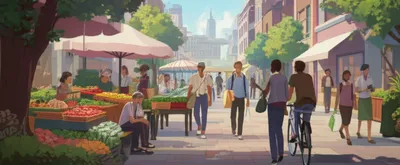 Illustration habitants - Image 1