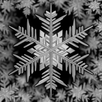 Illustration snowflakes - Image 1