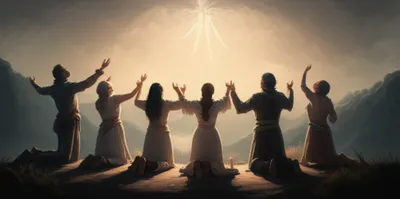 Illustration worshiped - Image 1