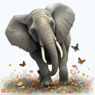 Illustration pachyderm - Image 1