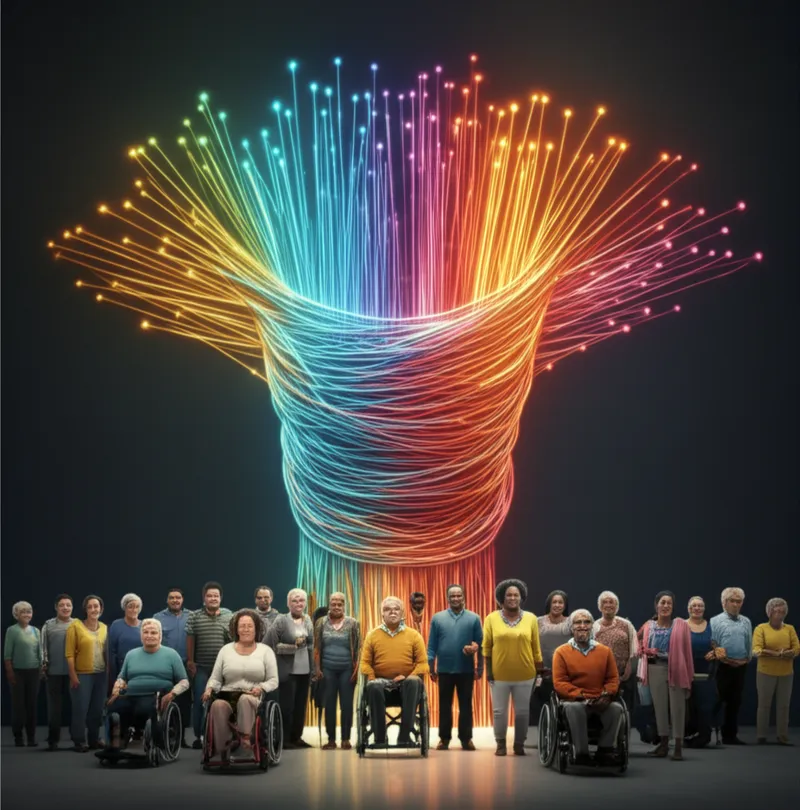 Ilustración visual de la palabra "communities" - Comunidades