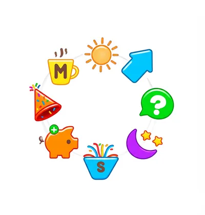 Illustration weekdays - Image 1