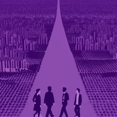 Illustration purple - Image 1