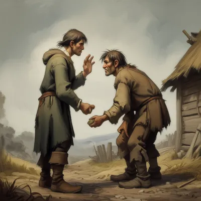 Illustration churlish