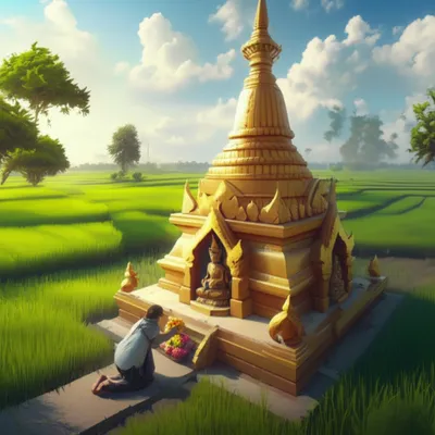 Illustration pagodas - Image 1