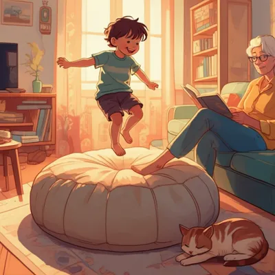 Illustration pouffe - Image 1