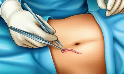 Illustration appendectomy