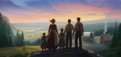 Illustration frontier - Image 1