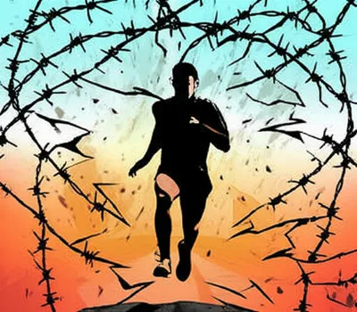 Illustration transgressed