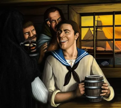 Illustration shanghaied - Image 1