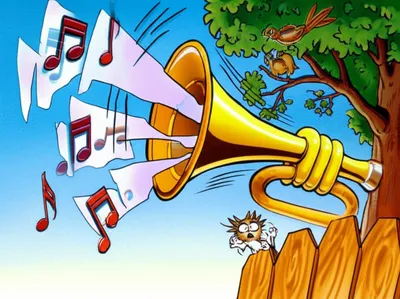 Illustration blaring