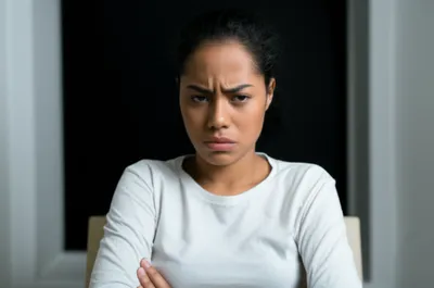 Illustration pouting - Image 1