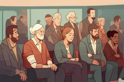 Illustration sick - Image 1