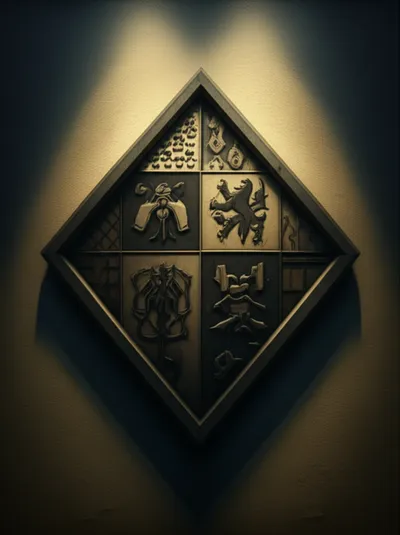 Illustration hatchment - Image 1